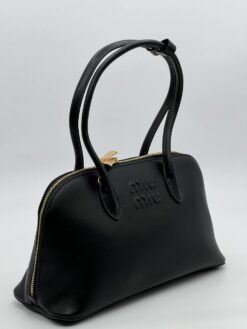 Сумка Miu Miu Leather (два размера 32/18 и 38/27 см) чёрная