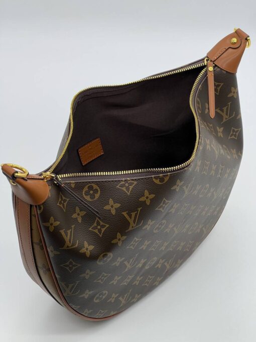 Женская сумка Louis Vuitton Loop Hobo 35/23/9 см A127583 коричневая - фото 6