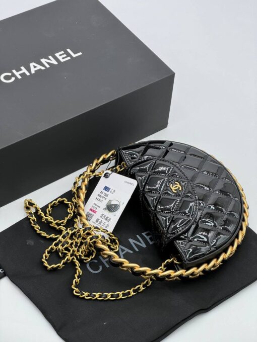 Женская сумка Chanel 22/14 см A127593 черная - фото 2