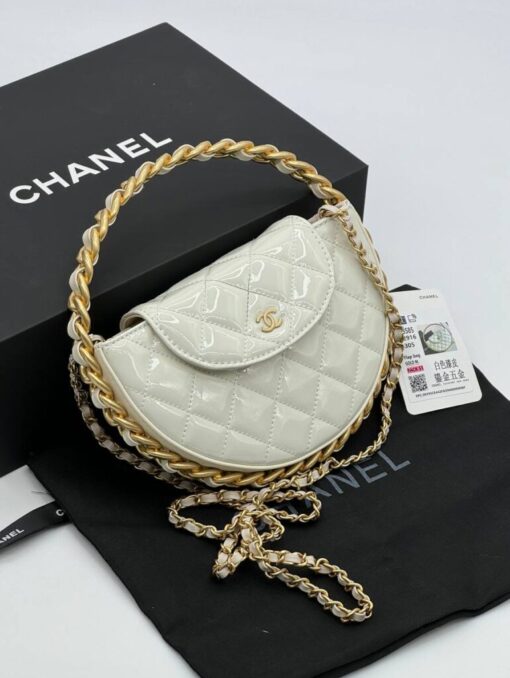 Женская сумка Chanel 22/14 см A127600 белая - фото 1