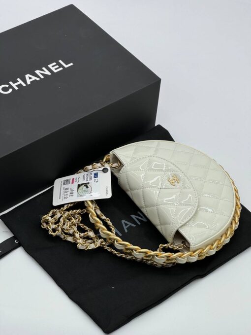 Женская сумка Chanel 22/14 см A127600 белая - фото 2