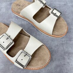 Шлёпанцы Brunello Cucinelli мужские A126159 белые