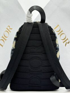 Рюкзак Christian Dior Jacquard Fabric A129380 бежево-серый (ширина 25 и 30 см)