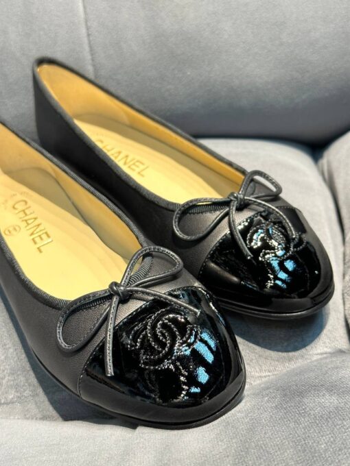 Балетки Chanel Ballet Flats G02819 Premium Leather Black - фото 1