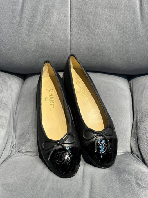 Балетки Chanel Ballet Flats G02819 Premium Leather Black - фото 2