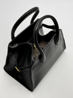 Сумка The Row Soft Margaux in Leather Black (два размера 26 и 40 см)