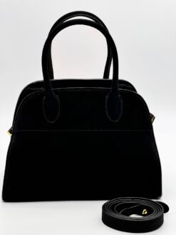 Сумка The Row Soft Margaux in Suede Black (два размера 26 и 40 см)