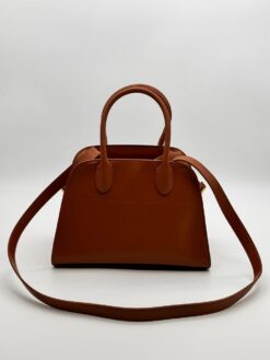 Сумка The Row Soft Margaux in Leather 26/18 см Brown