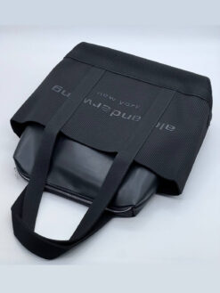 Женская сумка Alexander Wang A129607 тканевая черная (два размера 40 и 45 см)