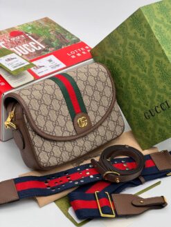 Сумка Gucci 24/15 см A130789 коричневая