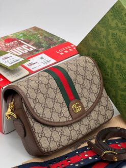 Сумка Gucci 24/15 см A130789 коричневая