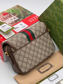 Сумка Gucci 24/15 см A130789 коричневая