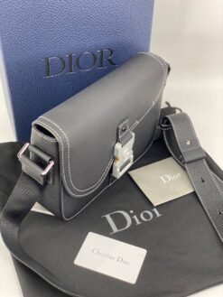 Сумка-мессенджер Christian Dior Saddle Unisex 1ADPO049YKK-0 черная 23/18/7 см