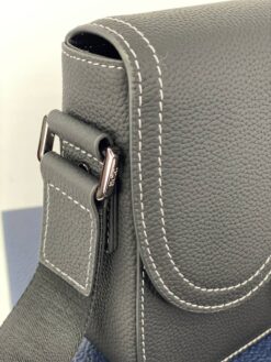 Сумка-мессенджер Christian Dior Saddle Unisex 1ADPO049YKK-0 черная 23/18/7 см