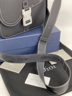 Сумка-мессенджер Christian Dior Saddle Unisex 1ADPO049YKK-0 черная 23/18/7 см