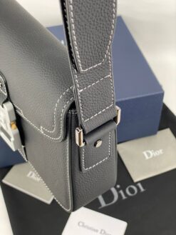 Сумка-мессенджер Christian Dior Saddle Unisex 1ADPO049YKK-0 черная 23/18/7 см