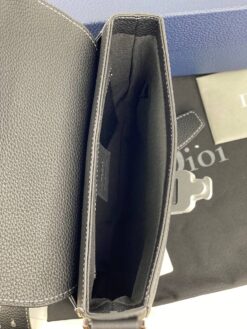 Сумка-мессенджер Christian Dior Saddle Unisex 1ADPO049YKK-0 черная 23/18/7 см