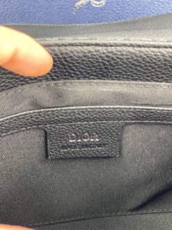 Сумка-мессенджер Christian Dior Saddle Unisex 1ADPO049YKK-1 черная 23/18/7 см