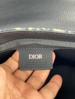 Сумка-мессенджер Christian Dior Saddle Unisex 1ADPO049YKK-2 черная 23/18/7 см