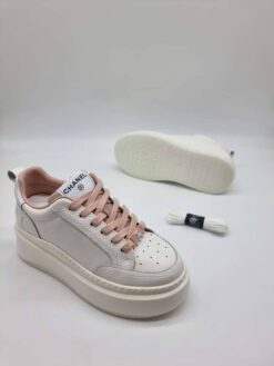 Кроссовки женские Chanel A130433 White-Pnk