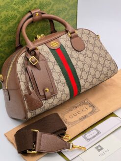 Сумка Gucci 33/19 см A130790 коричневая