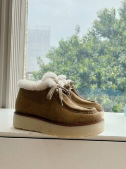 Prada Suede Chukka Boots 1T716N Premium Sand