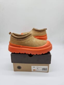 Угги UGG Tasman Weather Hybrid Slipper Men’s/Women’s с резиновой подошвой каштановые