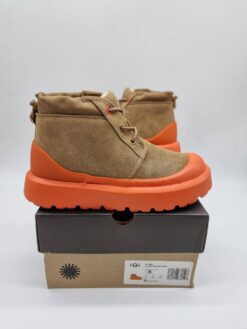 Угги UGG Neumel Weather Hybrid Men’s/Women’s с резиновой подошвой каштановые