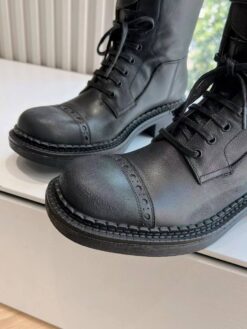 Сапоги Miu Miu Leather Boots 5W315E From The Runway Premium Black