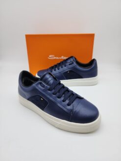 Кроссовки Santoni Winter Double Buckle A131963 Blue