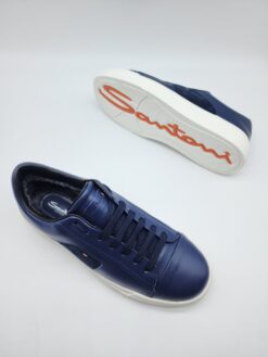 Кроссовки Santoni Winter Double Buckle A131963 Blue