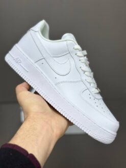 Кроссовки Nike Air Force 1 Low A132356 All White зимние с мехом