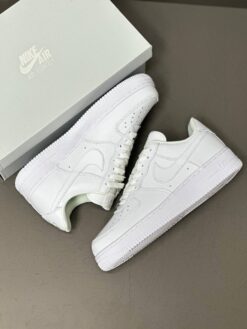 Кроссовки Nike Air Force 1 Low A132356 All White зимние с мехом