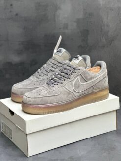 Кроссовки Nike Air Force 1 Low A132366 Grey зимние с мехом