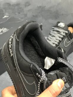 Кроссовки Nike Air Force 1 Low A132376 Venom Black зимние с мехом