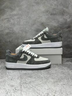 Кроссовки Nike Air Force 1 Low A132386 Grey зимние с мехом