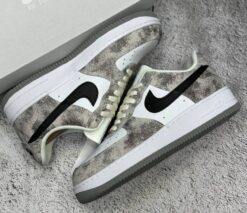 Кроссовки Nike Air Force 1 Low A132397 Grey зимние с мехом