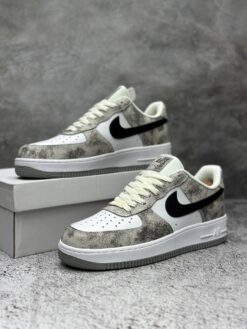 Кроссовки Nike Air Force 1 Low A132397 Grey зимние с мехом