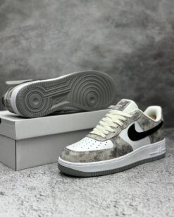 Кроссовки Nike Air Force 1 Low A132397 Grey зимние с мехом