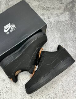 Кроссовки Nike Air Force 1 Low A132408 Matte Black зимние с мехом