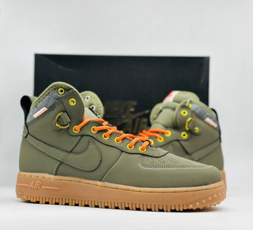 Кроссовки Nike Air Force 1 Lunar Duckboot Thermo Khaki - фото 6