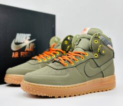 Кроссовки Nike Air Force 1 Lunar Duckboot Thermo Khaki - фото 9