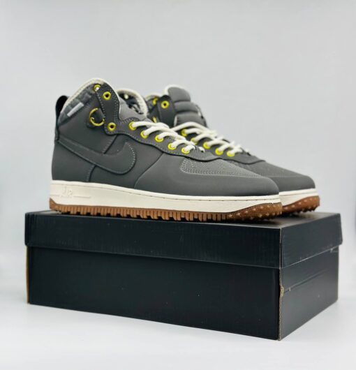 Кроссовки Nike Air Force 1 Lunar Duckboot Thermo Grey - фото 6