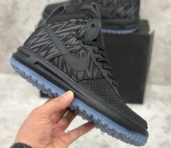 Кроссовки Nike Air Force 1 Lunar Duckboot Black Gry - фото 7