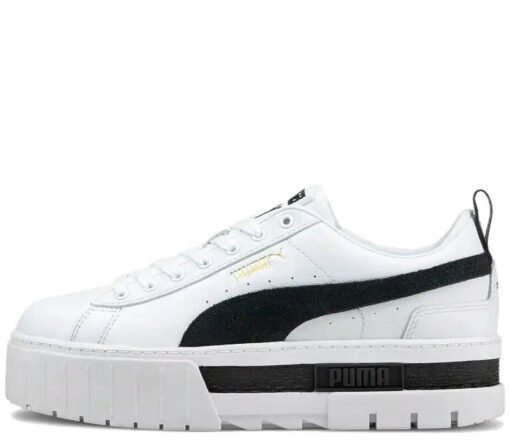 Кроссовки Puma Mayze Platform White Black - фото 1