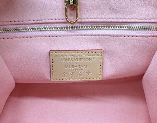 Женская сумка Louis Vuitton LV x TM OnTheGo PM Premium Brown в цветочек 25-18/10 см - фото 7
