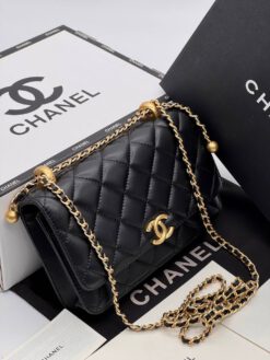 Женская сумка Chanel 20/13 см черная A134453