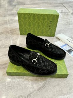 Лоферы мужские Gucci 134746 чёрные