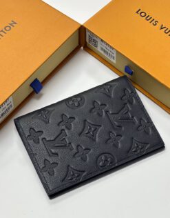 Обложка для паспорта Louis Vuitton Premium A134906 14/10 см тёмно-синяя