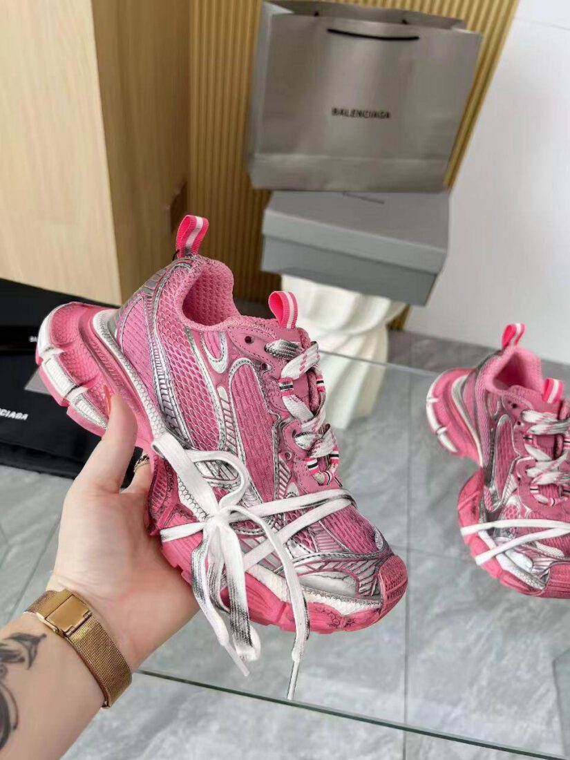 Кроссовки Balenciaga 3XL 734731W3XL Premium Pink-Gry фото 5 Кроссовки Balenciaga 3XL 734731W3XL Premium Pink-Gry - фото 5